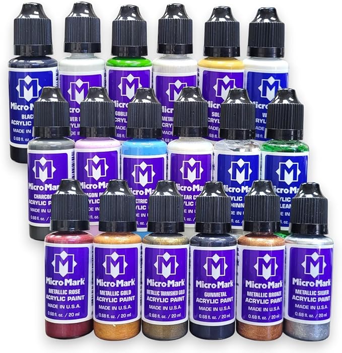 Micro-Mark Fantasy 18pc Paint Set