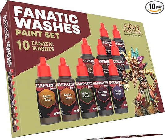 Warpaints Fanatic: Washes Paint Set Combo