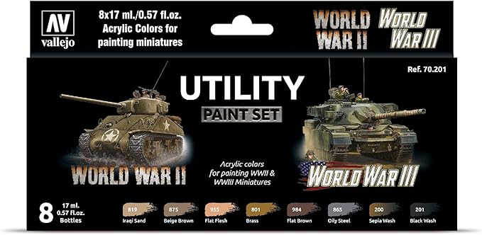 MODEL COLOR SET: Utility Paint Set