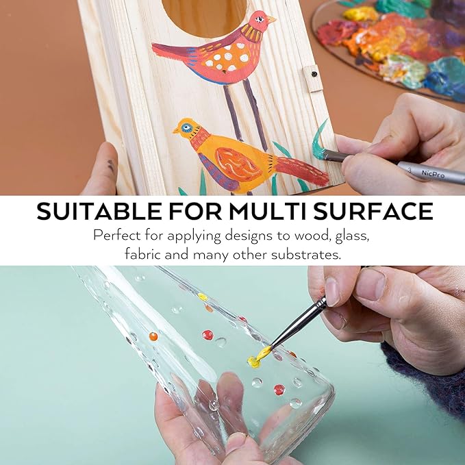 14 Colors Large Bulk Acrylic Paint Set