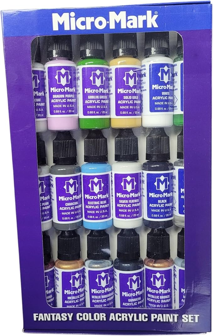 Micro-Mark Fantasy 18pc Paint Set
